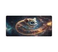 Large Gmaing Mouse Pad Animal Slow Loris Long Mouse Pads 40x90cm Table Mat Suitable for Various Scenarios Such As Work Play And Study