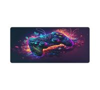 Large Gmaing Mouse Pad Gaming Neon Art Large Mouse Mat 40x90cm Keyboard Desk Mat for Gaming Computer Laptop Home Office Travel