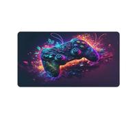 Large Gmaing Mouse Pad Gaming Neon Art Long Mouse Pads 40x75cm Table Mat Suitable for Various Scenarios Such As Work Play And Study