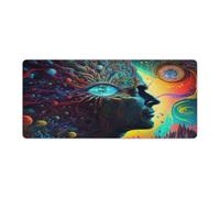 Large Gmaing Mouse Pad Journey to The Known Large Mouse Mat 40x90cm Desk Mat with Stitched EdgeComputer Desk AccessoriesNon Slip Base