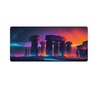 Large Gmaing Mouse Pad Secrets of Stonehenge Long Mouse Pads 40x90cm Table Mat Suitable for Various Scenarios Such As Work Play And Study