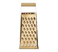 Large Gold Finish Grater,Kitchen Shredder,Gold-Toned Stainless Steel Grater,Kitchen Food Slicer For Cheese Premier Housewares Gold One Size