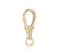 Large Gold Ornate Albert Clasp - Clasp Only and High Polished Finish (Large Size - 30mm) - Bling King London