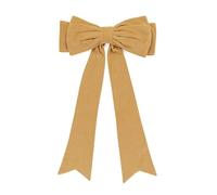 Large Gold Velvet Christmas Bow, 140 cm