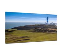 Large Golf Course Wall Art Lighthouse Paintings Golfing Field Landscape Artwork for Living Room Home Office Decor Framed 20x40inch