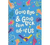 Large Goodbye Card, From All Of Us Hand Shake- A4 Size - Regal Publishing