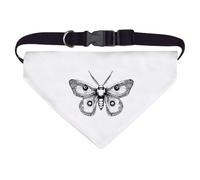Large 'Gothic Moth' Dog/Cat/Pet Bandana (PD00064274)