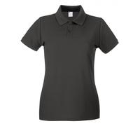 (Large, Graphite) Fruit of the Loom Womens/Ladies Lady Fit Short-Sleeved Polo Shirt