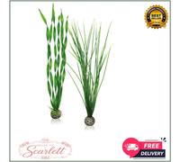 biOrb Fish Tank Decorations, Large Green Plant Set With Weighted Balls