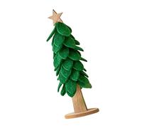 Large Green Felt Christmas Tree Elegant Holiday Centerpieces Easy Assembly Festival Desktop Decoration For Home Office Space Saving Christmas Tree