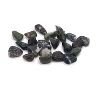 Large Green Moss Tumble Stones - 24 Pack