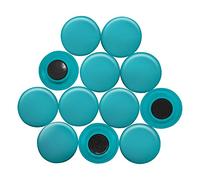 Large Green Planning Office Magnets for Fridge, Whiteboard, Noticeboard, Filing Cabinet - 40mm dia x 8mm high - Pack of 120