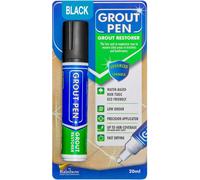 Large Grout Pen - Designed For Restoring Tile Grout In Bathrooms & Kitchens (Black)