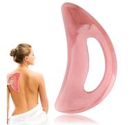 Large Gua Sha Massager, Body Gua Sha Massager, Anti Cellulite Guasha Scraper, Guasha Tool Face, Lymphatic Drainage Massage for Legs, Back, Face, Neck, Muscle Relaxation Pain Relief (Pink)