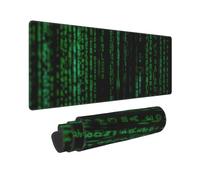 Large Hacker Era Print Mouse Pad Office Desk Mat Keyboard pad for Gaming Office&Home,11.8 x 31.5 in