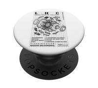 Large Hadron Collider Particle Quantum Physics Diagram PopSockets Adhesive PopGrip