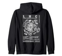 Large Hadron Collider Particle Quantum Physics Diagram Zip Hoodie