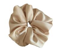 Large Hair Bobbles for Women, Soft Hair Rings, Elastic Thick Bands, Scrunchies Satin Hair Bands, Hair Ring of the Colon, Hair Accessories Hair Bands Hold for Ponytail Holder, Champagne