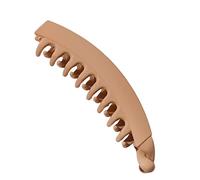 Large Hair Claw Clips Matte Frosted Banana Hair Clips Women Girls Hair Clips Frosted Brown