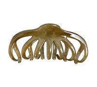 Large Hair Claw Clips Thick Hair Claw Clips Octopus Hair Claw for Women Large Thick Hair Clip for Styling Shower Non-slip Accessories Green & Brown