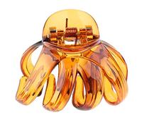 Large Hair Claw Clips Thick Hair Octopus Jaw Folding Hairpin for Women Brown