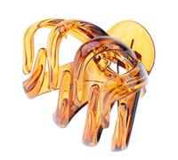 Large Hair Claw Clips Thick Hair Octopus Jaw Folding Hairpin for Women Brown