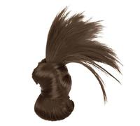 Large Hair Clips For Thick Hair Bun Messy Scrunchies Extension Curly Wavy Synthetic Chignon for women Updo Hairpiece 1PCS (Black) Large Snap Clips (Coffee2, 17cm)