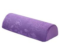 Large Half Moon Bolster Pillow for Legs, Knees, Side Sleepers，Lower Back and Head, Memory Foam Leg Pillows for Sleeping Yoga Bed Half Moon Bolster Pillow with Pillowcase(*14,42x18x10cm/16.5x7x4in)