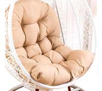 Large Hammock Chair, Sun-proof And Scratch-resistant Cushion, Thickened Memory Foam Filling, Outdoor And Indoor Dual-use, Universal Swing Chair For All Seasons (Beige)