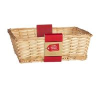 Large Hamper - Take Your Gift Giving Game To A New Level - Includes: Paper Shred, Ribbon, Cellophane Wrap, Gift Tag (Natural)