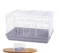 Large Hamster Cage, Chinchilla House, Large Feeding House, Hideaway Foundation at Home, Ventilated Habitat for Small Animals, Chinchilla Cage with Removable Base for Indoor Use