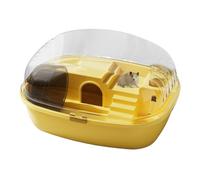Large Hamster Cage - Large Small Secure Pet Cage, Comfortable Gerbil House | Golden Bear Super Villa, Clear Acrylic Hamster Home, Gerbil Enclosure for