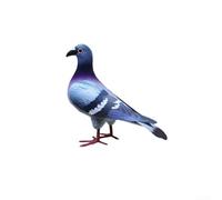 Large Handcrafted Foam Pigeon Model Realistic Indoor Decor With Cardboard Wings Various Colors And Poses For Home Garden Display 22-25cm Size(A)