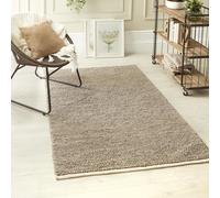 Large Handwoven Wool Loop Beige Rug - 290 x 200 cm - La Playa - Origins