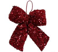 Large Hanging Ornament 30cm Red Velvet for Christmas Tree Display(Small)