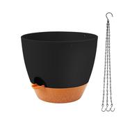 Large Hanging Planter, 10 Inch Hanging Planter for Indoor. Outdoor Plants, Self Watering Plant Pot, Plant Hanger