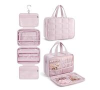 Large Hanging Travel Toiletry Bag for Womens Traveling Makeup Cosmetic Organizer Accessories Essential Musts Have Hanging Toiletry Bag