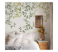 Large Hanging Vine Wall Stencil for Painting, 60cmX30cm Reusable Botanical Leaf Flower Template for DIY Garden Mural, Trailing Ivy Stencil for Bedroom Decor