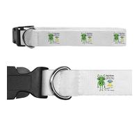 Large 'Happy Halloween Earthlings' Dog Collar (PR00056752)