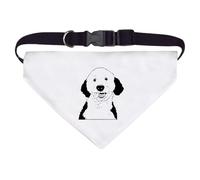 Large 'Happy Labradoodle' Dog/Cat/Pet Bandana (PD00059094)