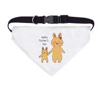 Large 'Happy Mother's Day Bunnies' Dog/Cat/Pet Bandana (PD00063332)
