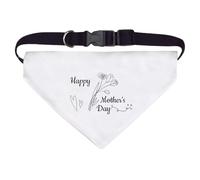 Large 'Happy Mother's Day' Dog/Cat/Pet Bandana (PD00063372)
