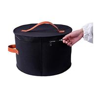Large Hat Box Travel,Foldable Hat Boxes With Lids, Decorative Closet Organizer For Women And Men, Large Pop-Up Hat Stoage Bag, Decorative Closet Organizer For Various Types Of Hats,15.7 X11 Inch