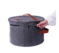 Large Hat Box Travel,Foldable Hat Boxes With Lids, Decorative Closet Organizer For Women And Men, Large Pop-Up Hat Stoage Bag, Decorative Closet Organizer For Various Types Of Hats,15.7 X11 Inch