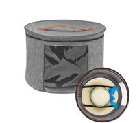 Large Hat Storage Round Box with Lid Foldable Travel Hat Storage Round Hat Organizer Women Pop Hat Storage Bin