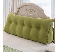 Large Headboard Reading Pillow Triangular Back Support Cushion 60x50x20cm Long Sofa Pillow Side Bolster for Comfort Ideal for Reading and Relaxation