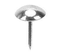 Large-Headed Nail, Decorative Tack Pins 100Pcs for Upholstery Furniture Trim, 11x17mm Silver