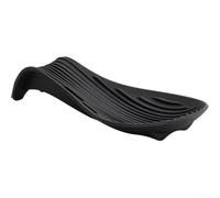 Large Heat Resistant Silicone Spoon Rest(Black)