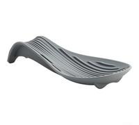 Large Heat Resistant Silicone Spoon Rest(Deep gray)