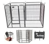 Large Heavy Duty 6 Panel Pet Playpen Metal Cage
